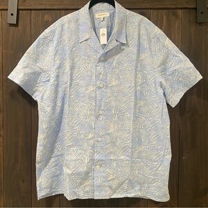 Banana Republic Standard-Fit Resort Shirt – West Palm Blue – XL